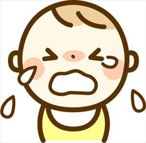 鼻水を吸引