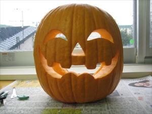 ハロウィンのかぼちゃの作り方